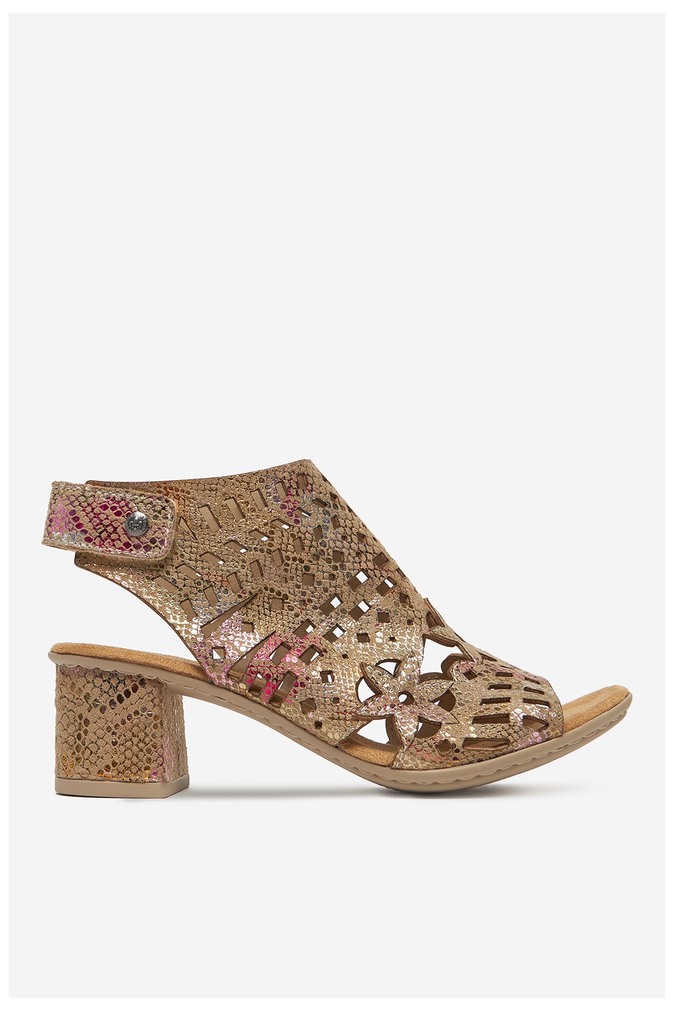 Sandały Rieker CEO-64780-90 Złoty