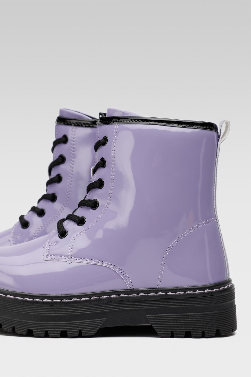 
                Nelli Blu - Kozaki ocieplane lakierowane - 5904862234168