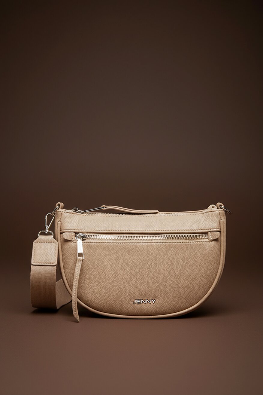 Дамска чанта Jenny C-JNY-M-002-08 ТЪМНОБЕЖОВ - 5906751228913