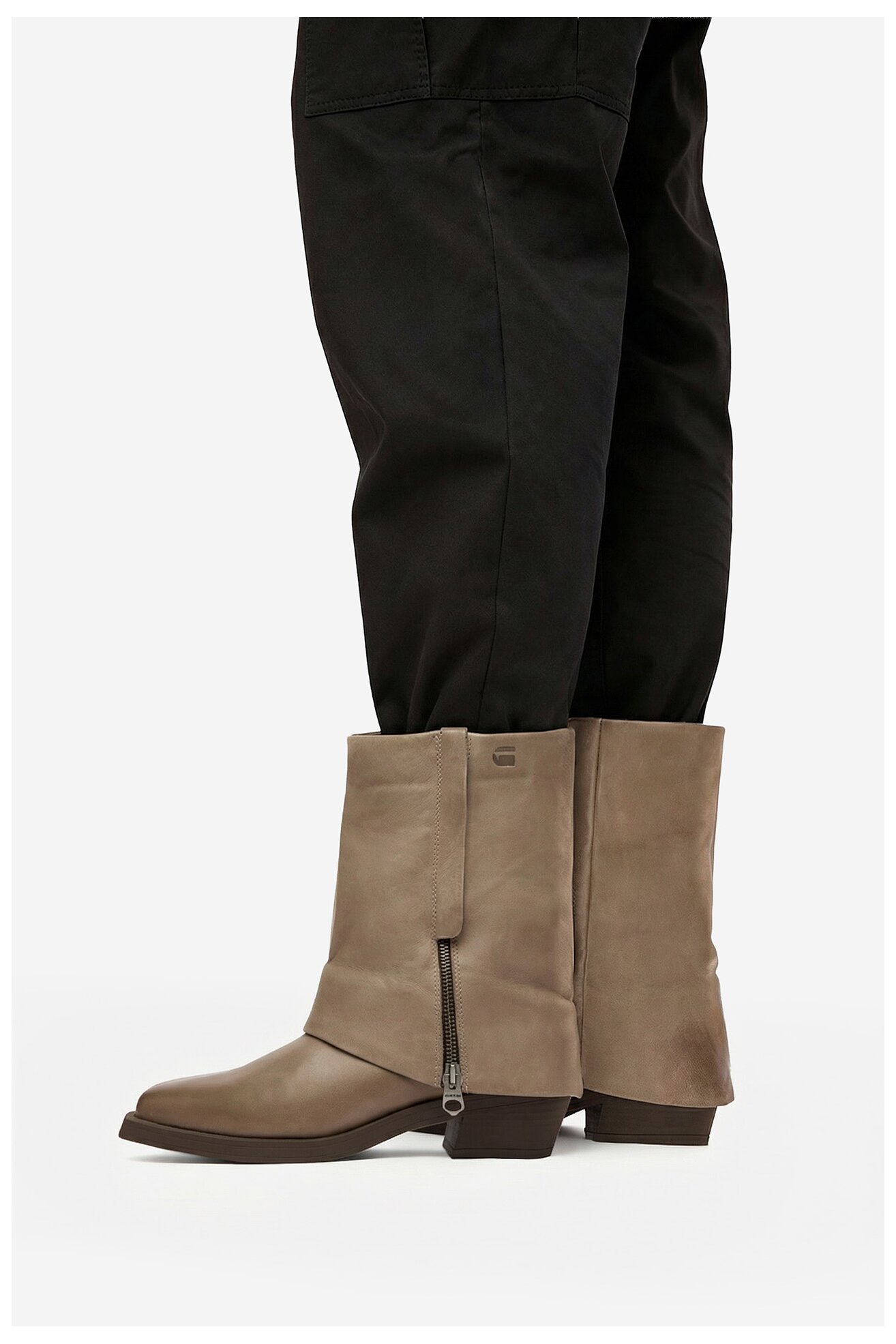 Bokacsizma G-STAR RAW EO-YAGMUR-25FW30 SÖTÉTSZÜRKE