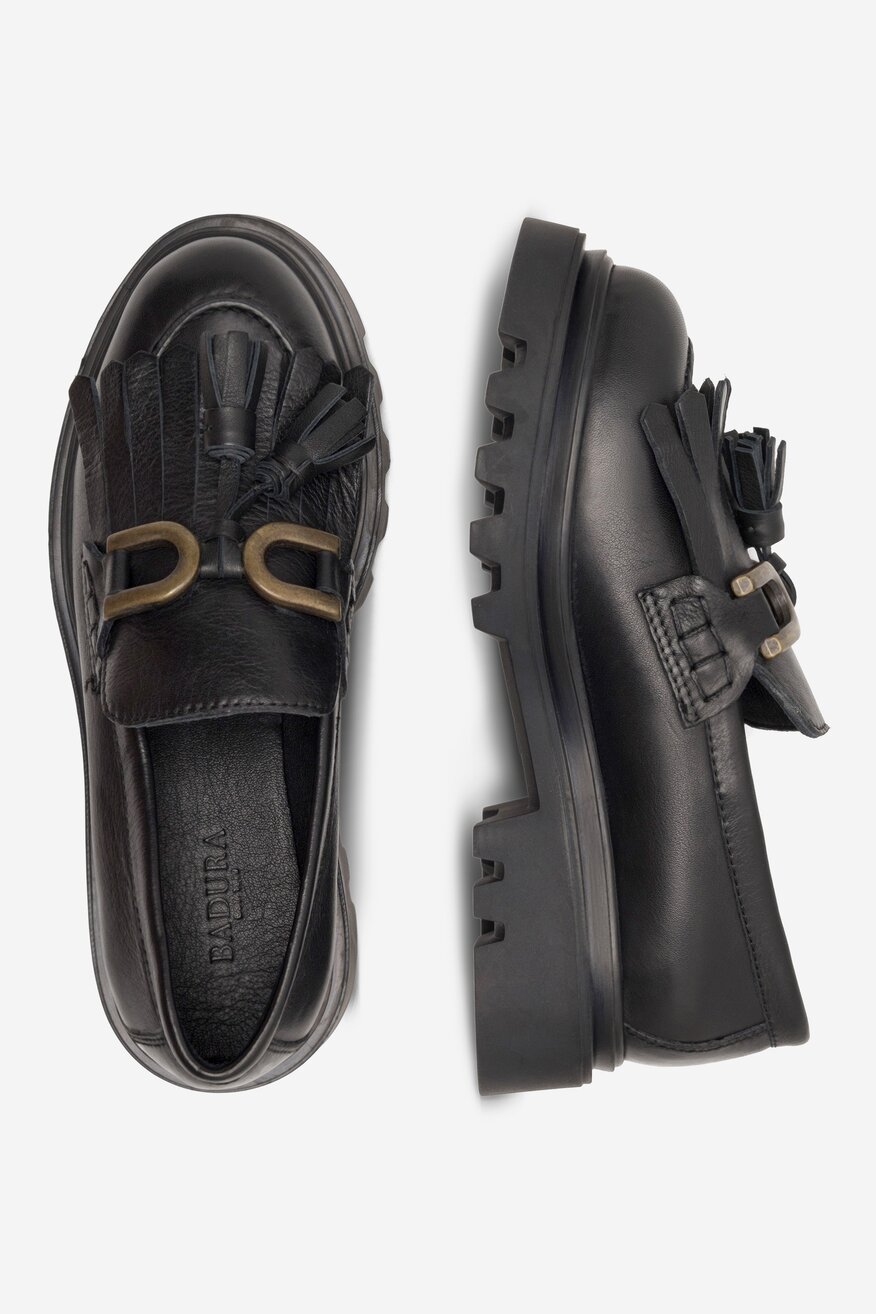 Badura - Loafersy skórzane - 5905588755050