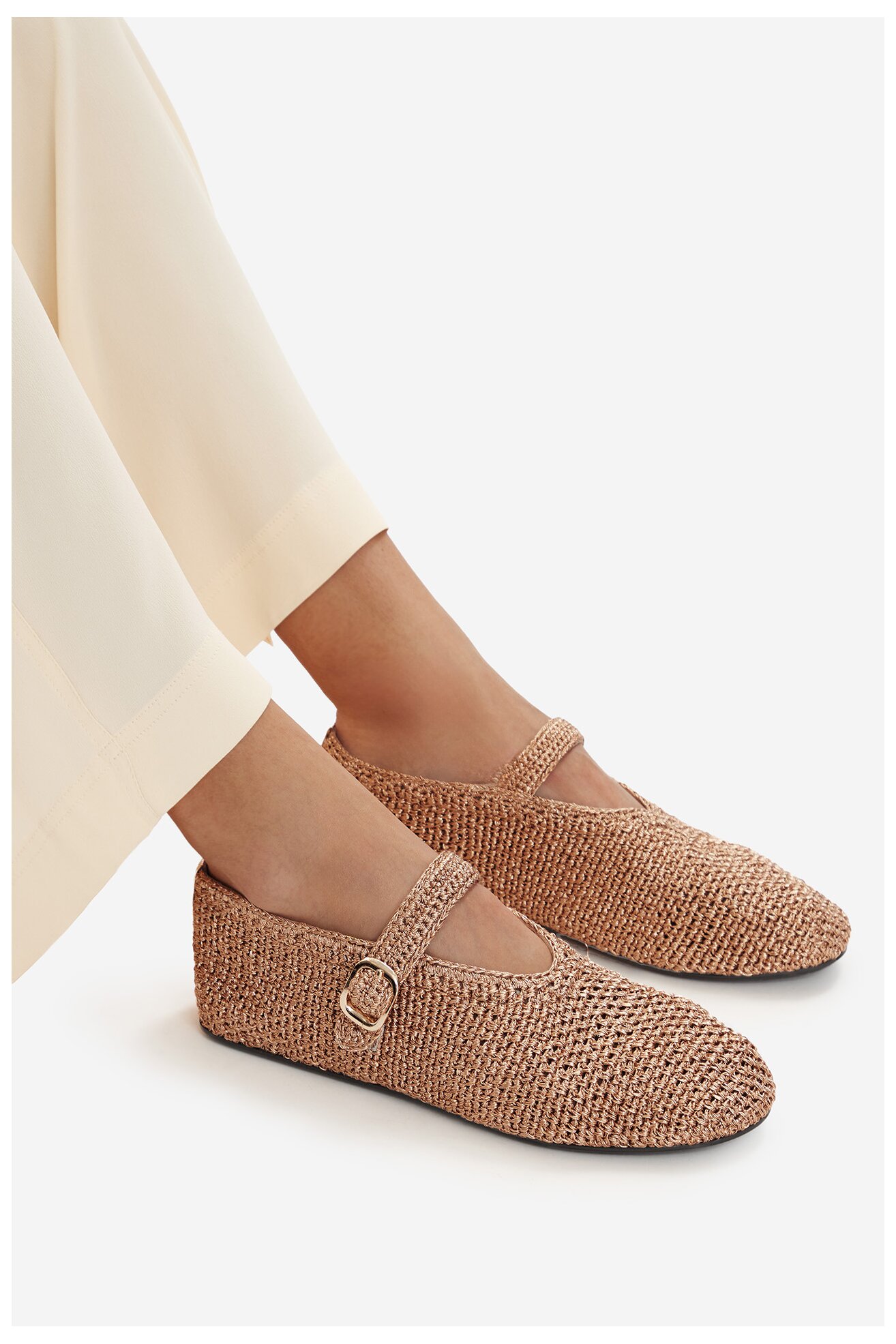 Baleriny Badura EO-ALENA-01 Złoty