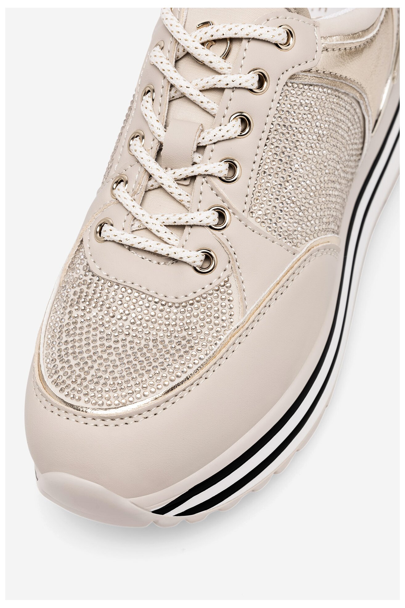 Кросівки EVA MINGE WYL3795-1 ЗОЛОТИЙ