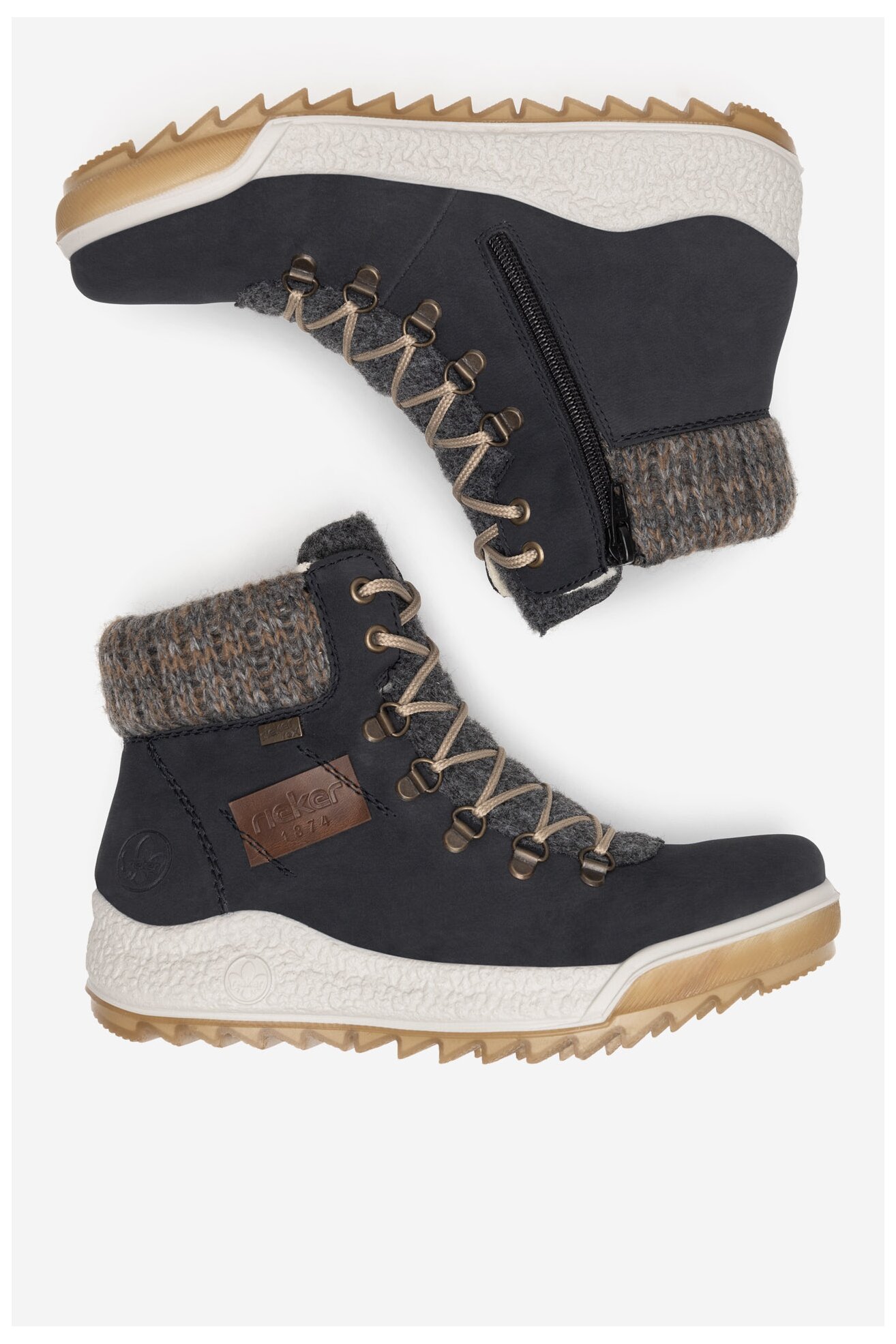 Bocanci Rieker Y4730-14 ALBASTRU