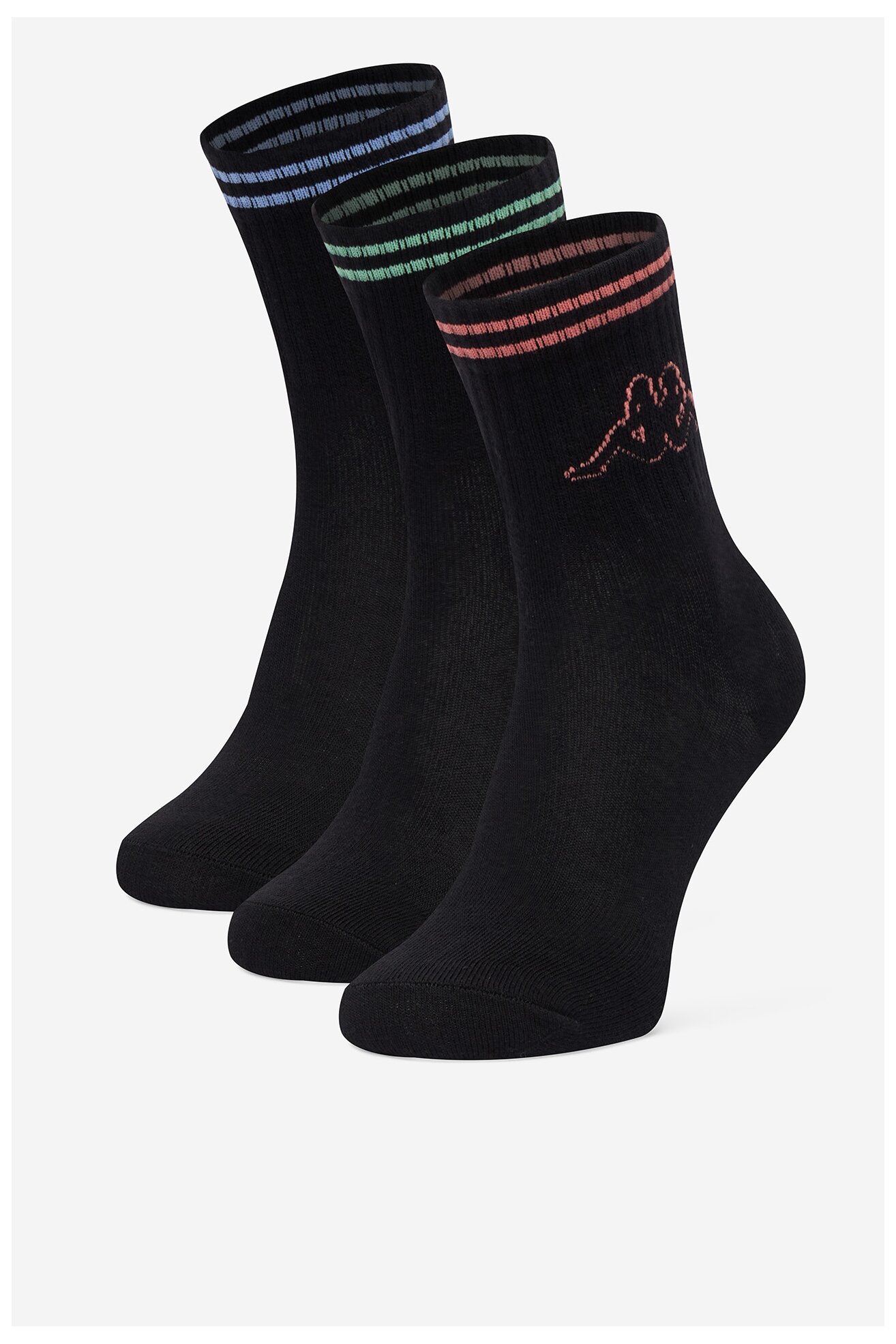 Чорапи Kappa CEO_KR_KAPPA_DZ006_W_AW25 (3 -PACK) ЧЕРЕН