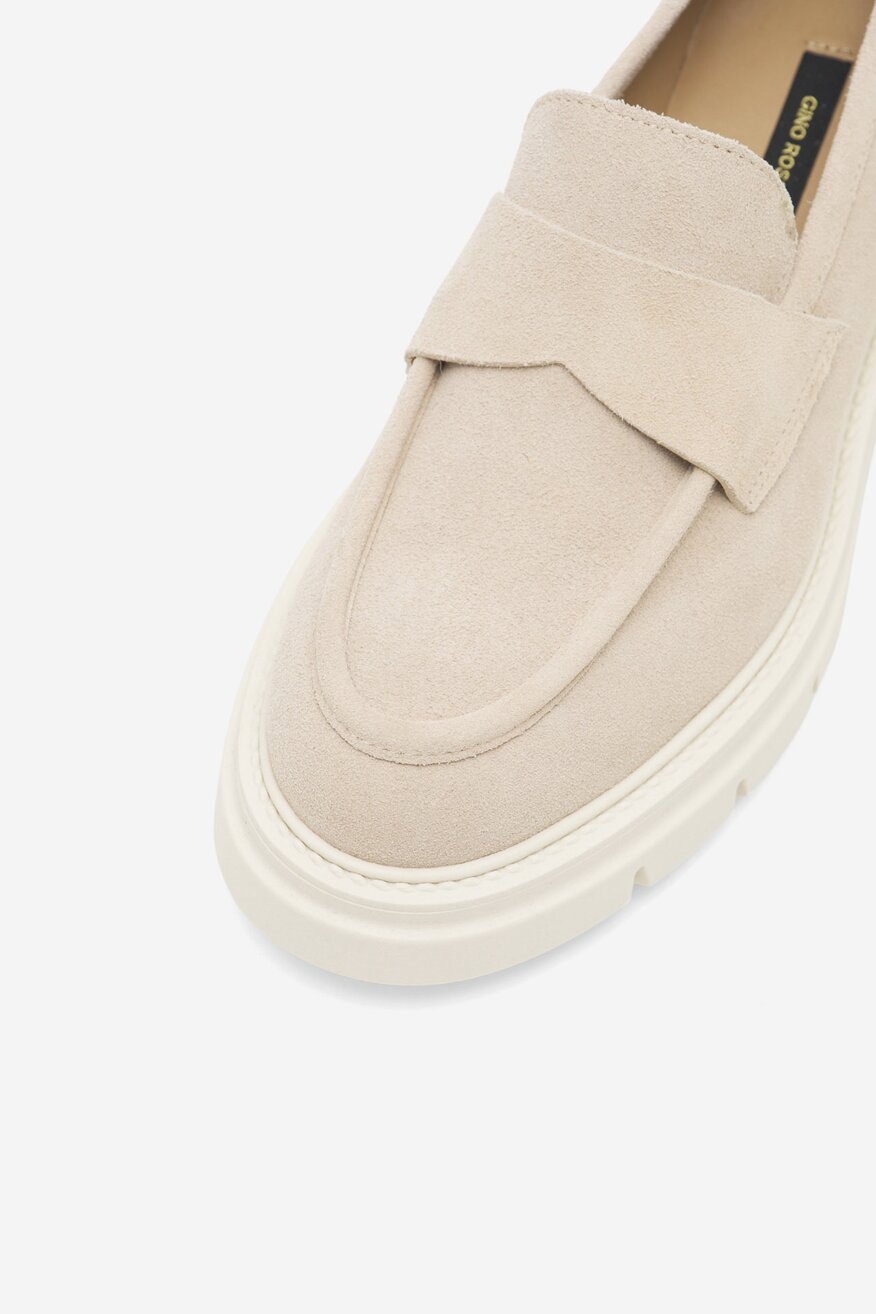 Мокасини Gino Rossi БЕЖОВ - 5905588410782