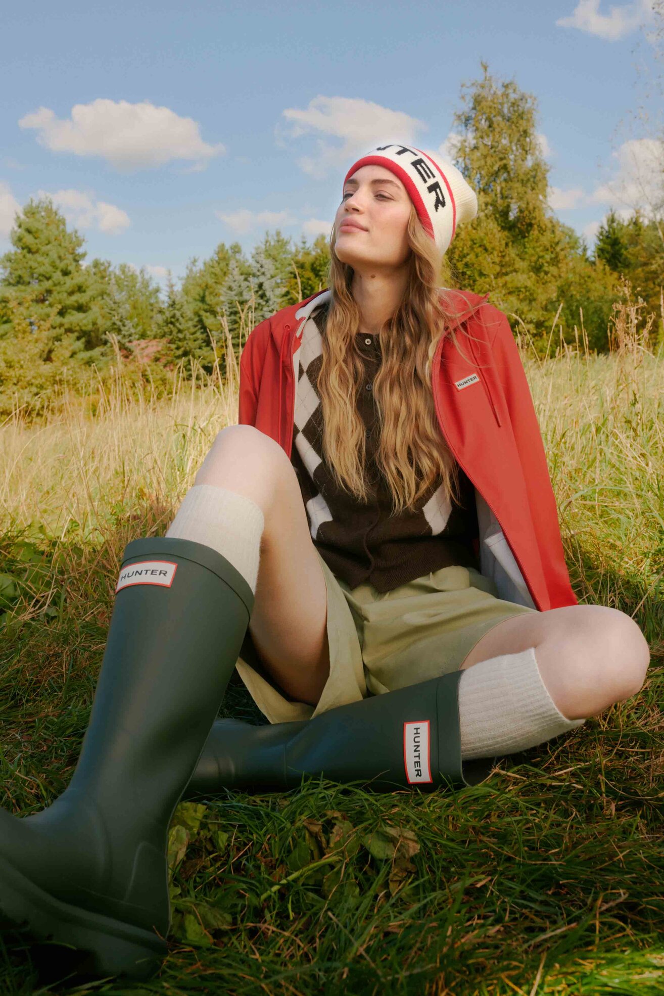 Kalosze HUNTER HFW-008 Khaki