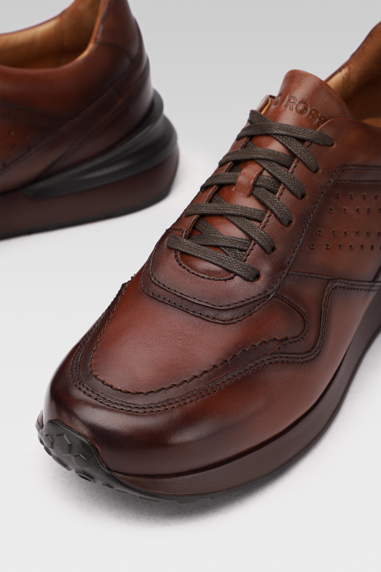 Półbuty Gino Rossi MB-GRAFTON-03 Brązowy