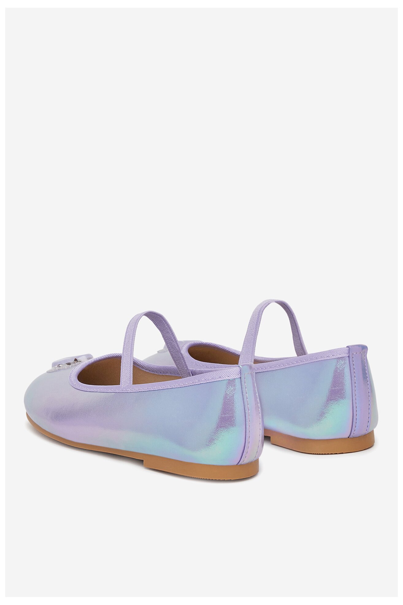 Baleriny Nelli Blu JD24-FD01-0819 Fioletowy