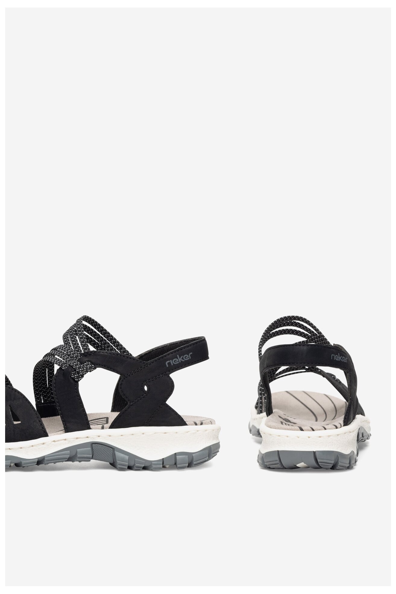 Sandały Rieker 68882-00 Czarny