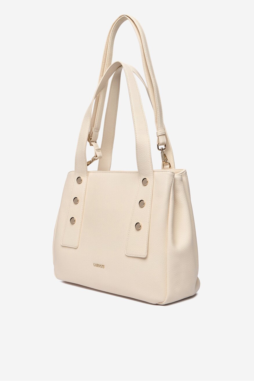
                        Дамска чанта Lasocki CEO-LSK-L-011-09 СЛОНОВА КОСТ - 5906751521441