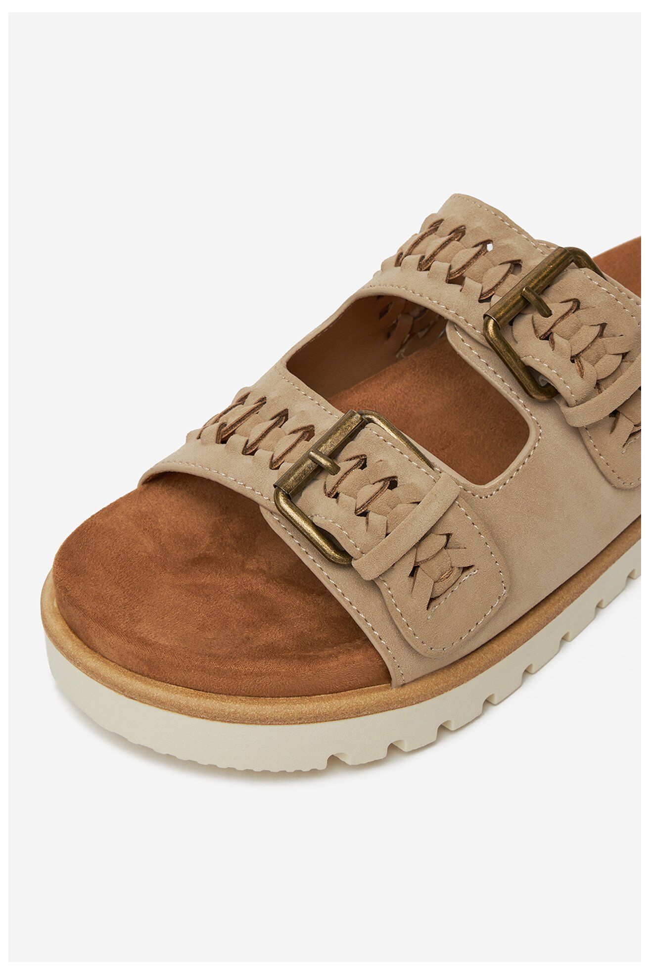 Klapki Mustang 1461-711 Beżowy