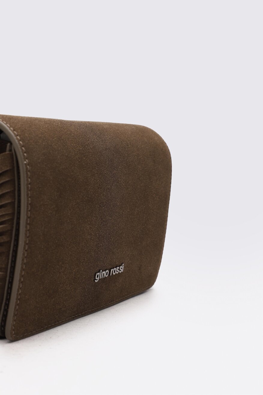 
                Gino Rossi - Torebka skórzana z aplikacją - 5903419837494