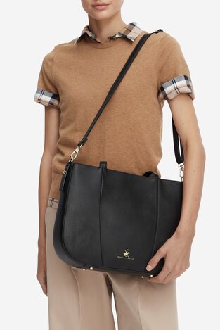Сумка З Ремінцем Beverly Hills Polo Club CEO-BHPC-K-003-10 ЧОРНИЙ