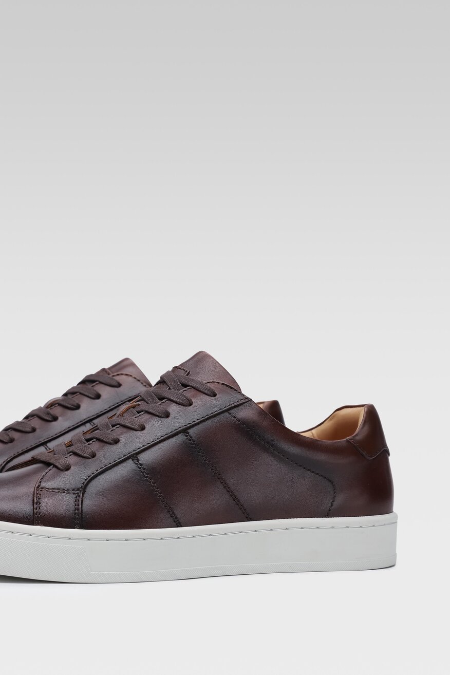 Gino Rossi - Skórzane półbuty brązowe - 5903698845883