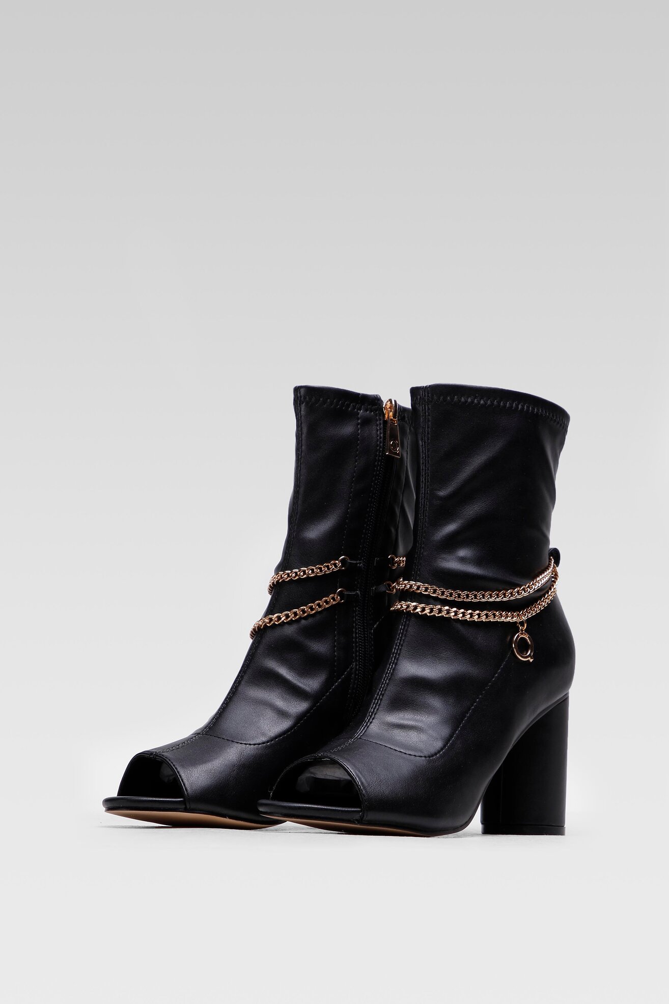 Botki Quazi LS5489-07 Czarny