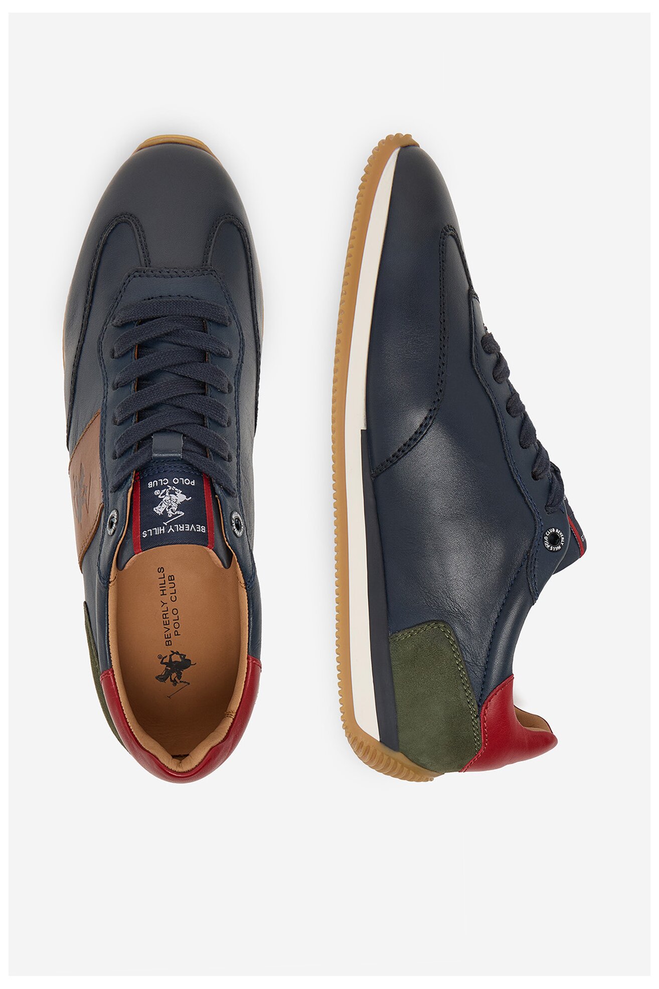 Sneakers Beverly Hills Polo Club EO-SCOTT-10 MI08 Granatowy
