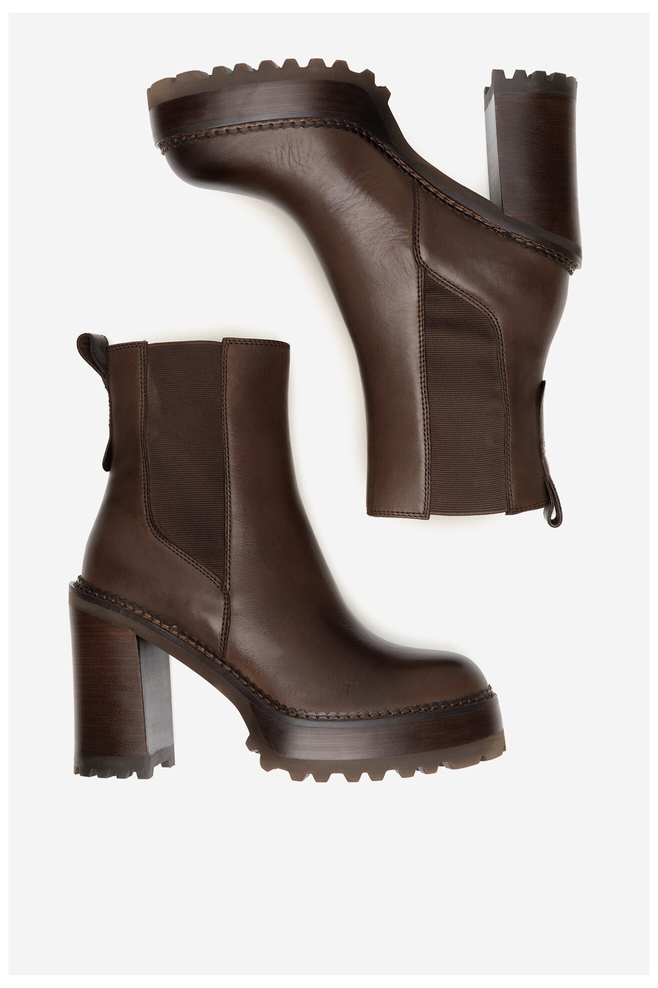 Kotníková obuv Gino Rossi WGA3258-1Z HNĚDÁ