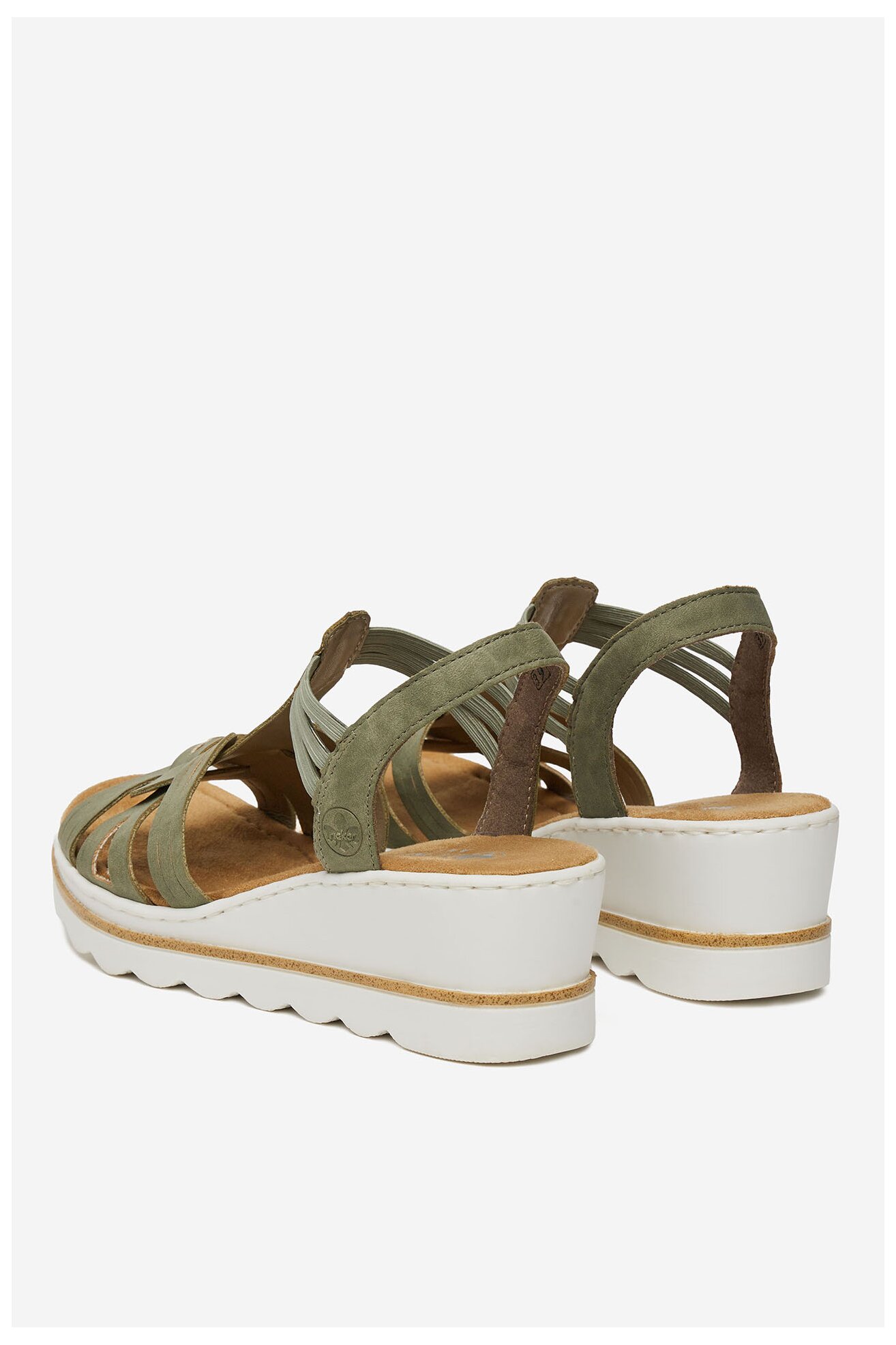 Sandale Rieker 67459-52 VERDE DESCHIS