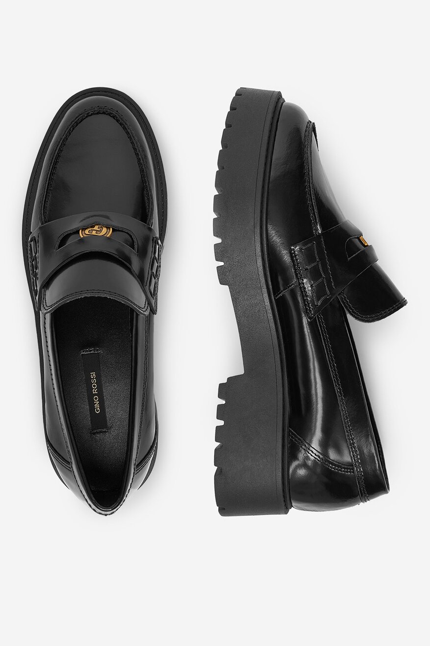 Gino Rossi - Loafersy skórzane - 5906751373705