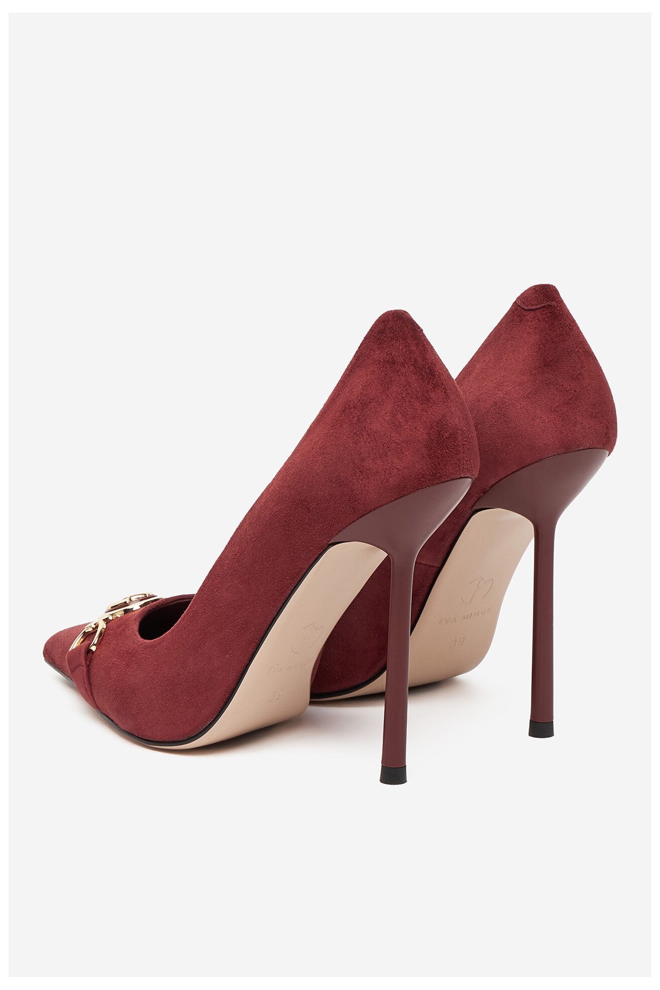 Pantofi cu toc EVA MINGE EO-LILA-1677-13-3S GRENA