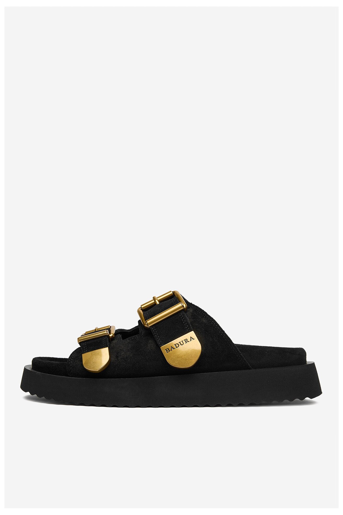 Klapki Badura CYCLAMEN-80033-25 Czarny