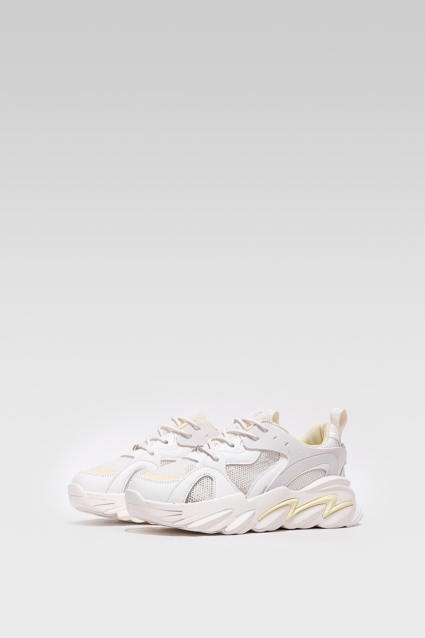 
                Jenny Fairy - Sneakersy pastelowe żółte - 5904248266264