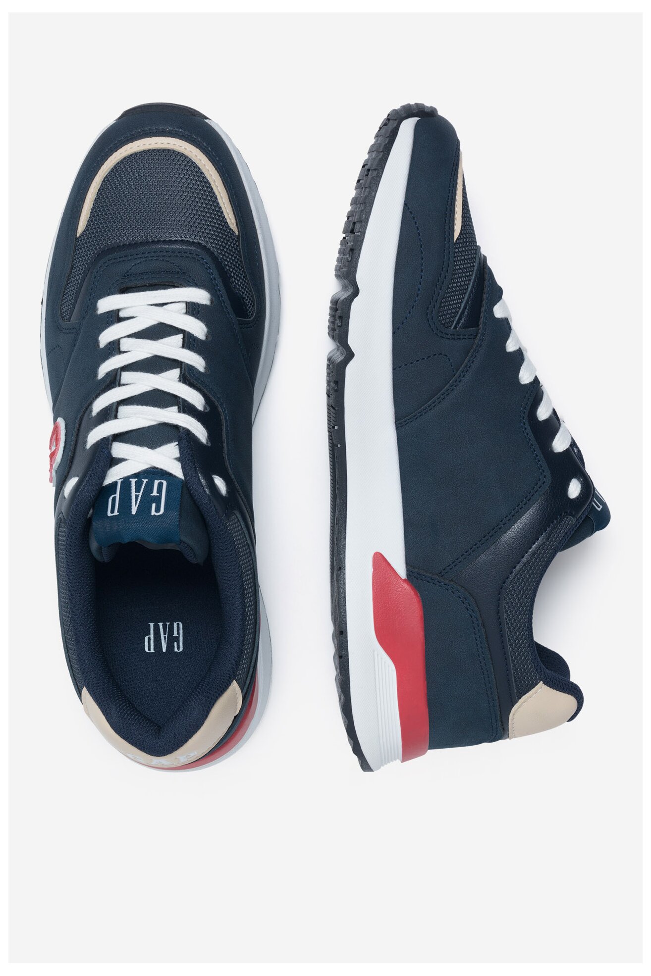 Sportcipő GAP COLUMBUS GCM001F5SMELYBGP SÖTÉTKÉK