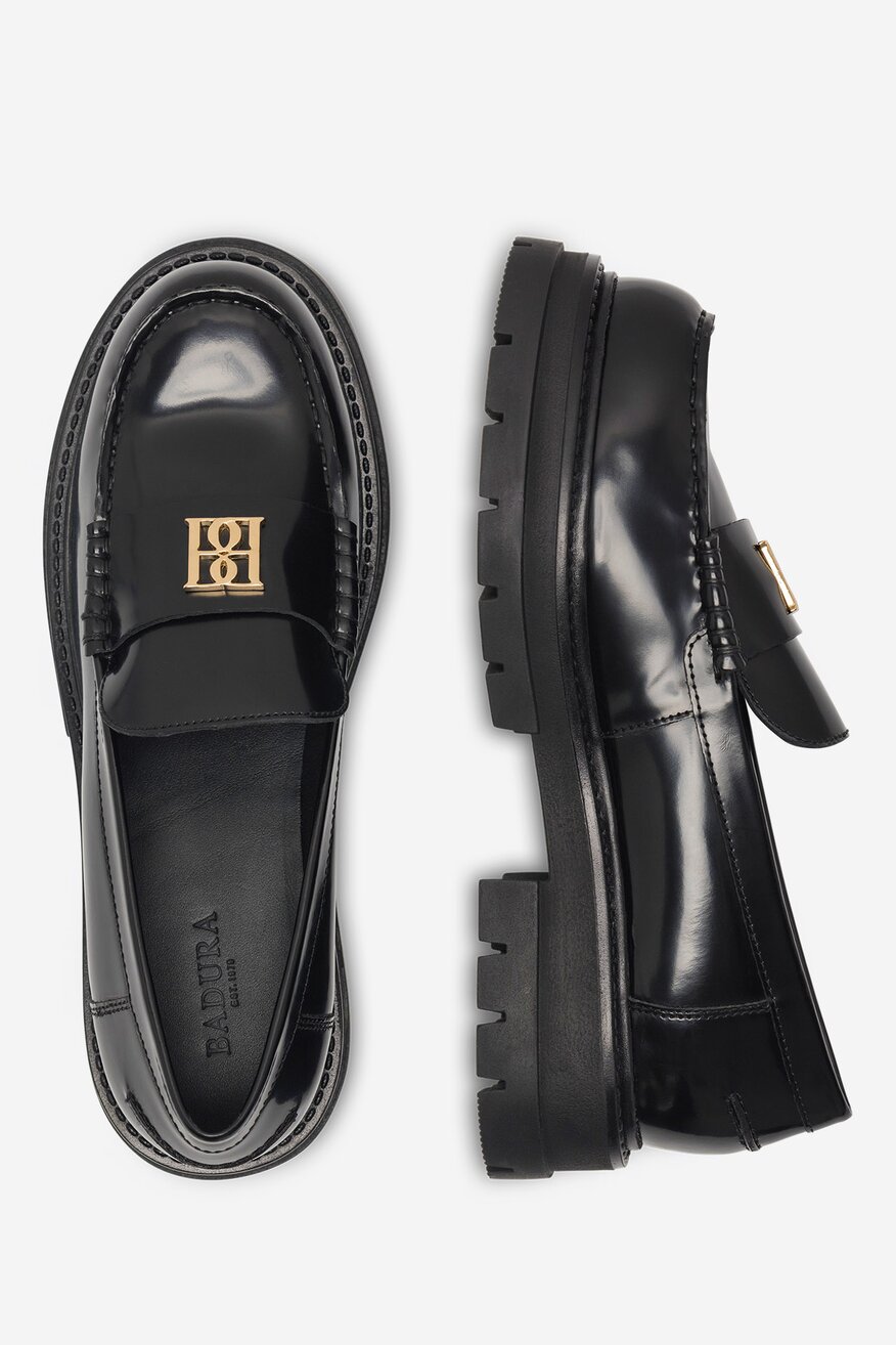 Badura - Loafersy skórzane - 5905588360957