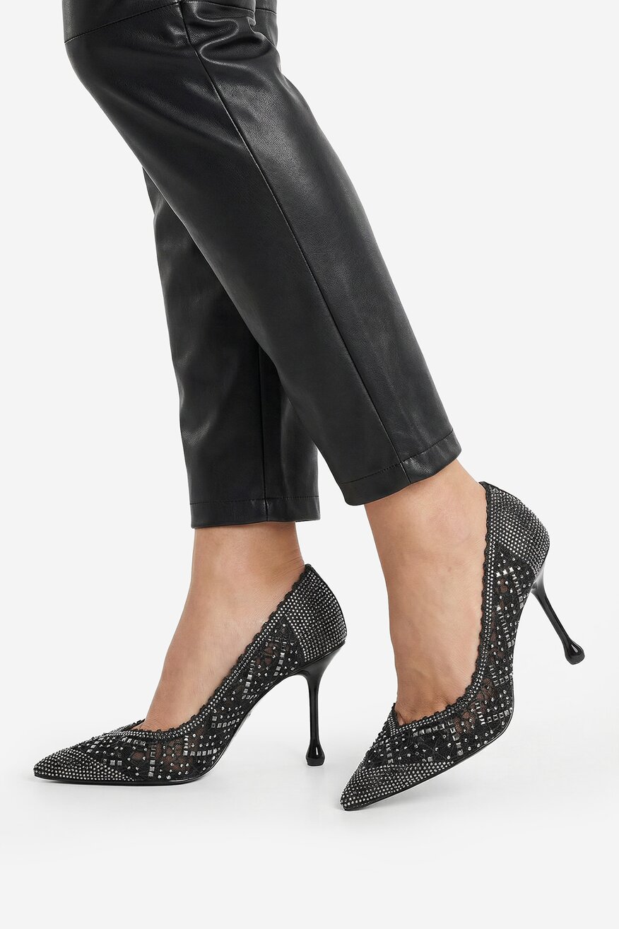 
                Туфлі-Човники EVA MINGE ЧОРНИЙ - 5906751375280