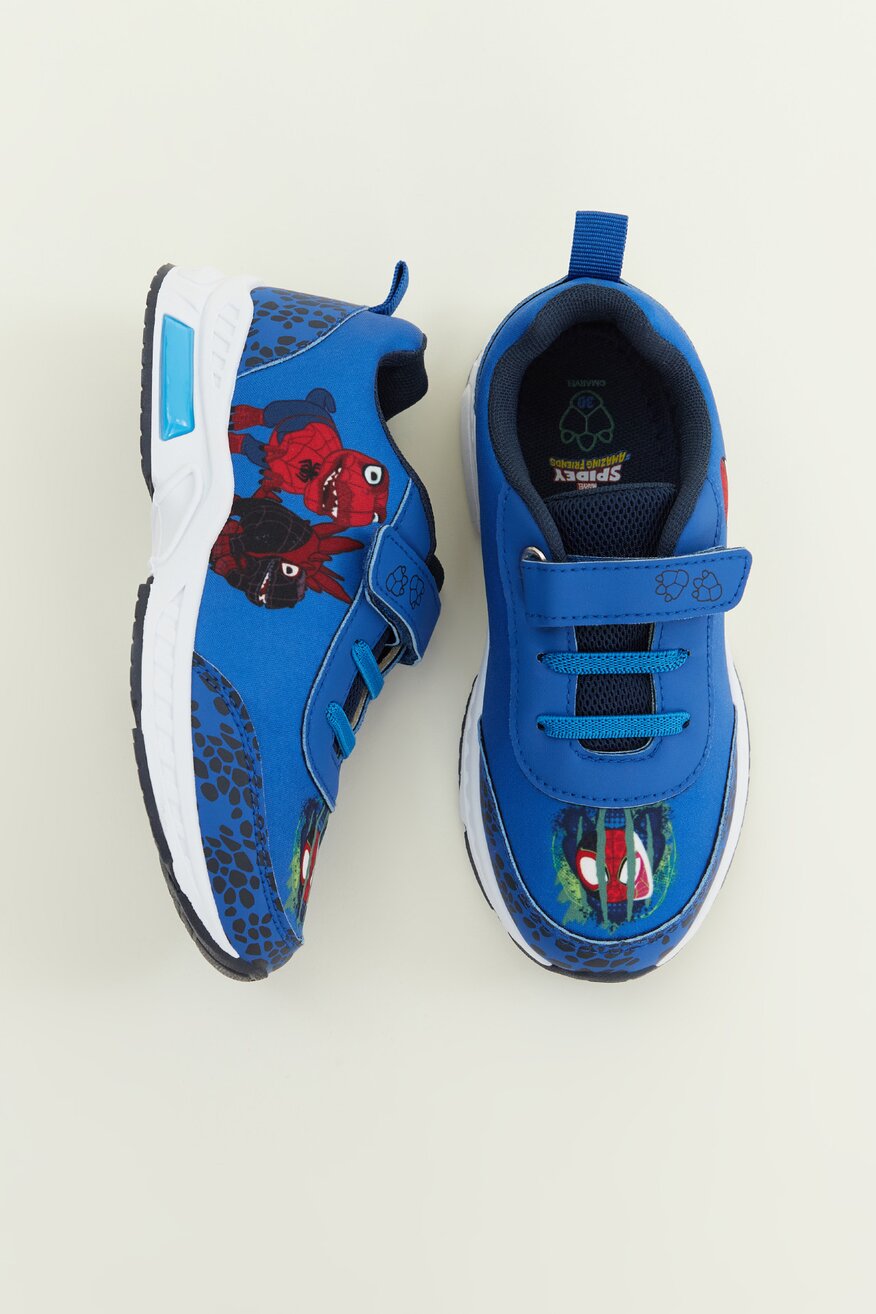 
                SPIDEY - Sneakersy z migającymi diodami - 5906751660386