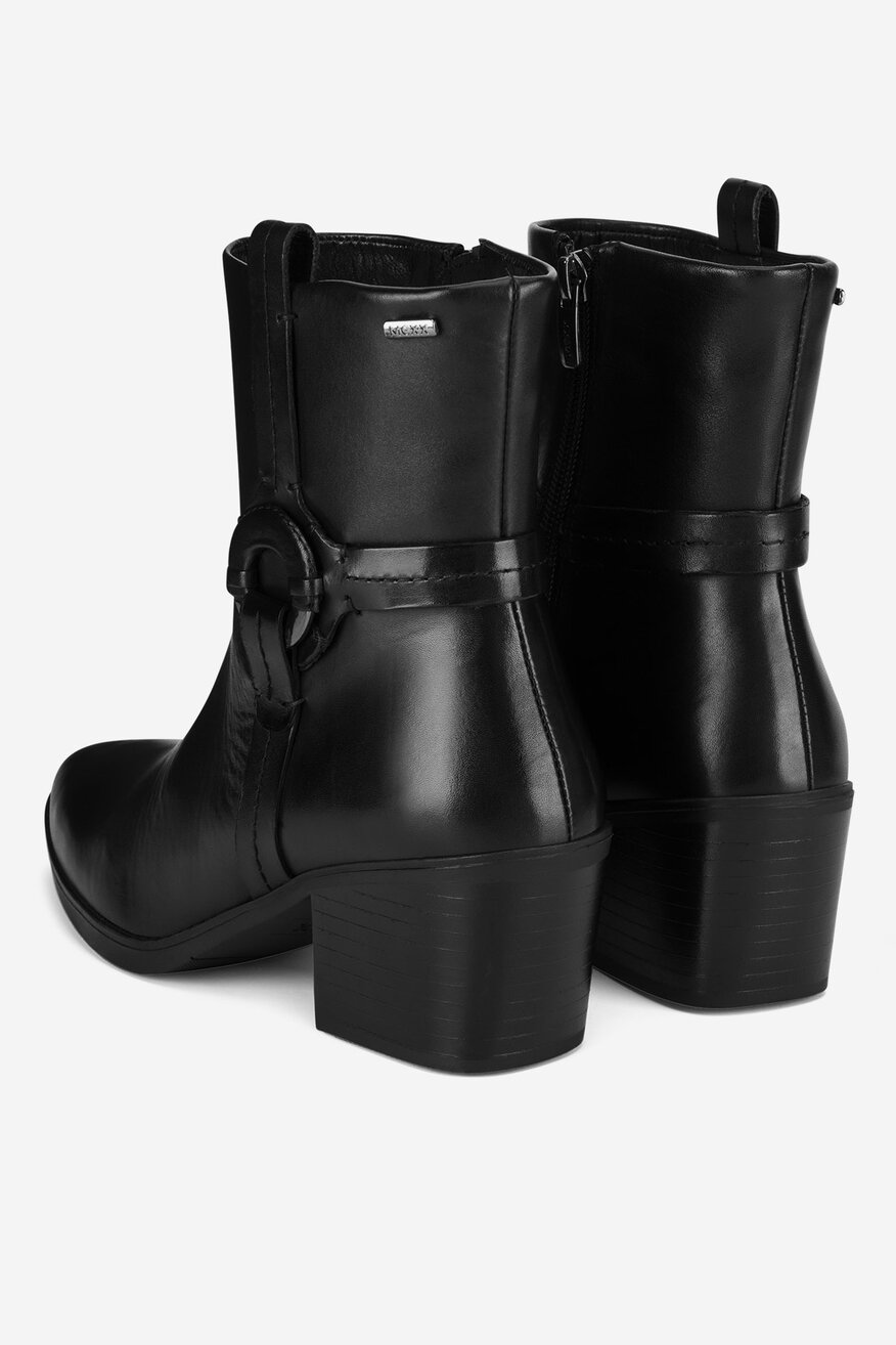 Mexx - Botki skórzane - 5905588995531