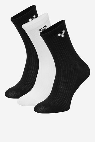 Шкарпетка ROXY CEO_AS_ROXY_15_Z_AW25 (3-PACK) ЧОРНИЙ