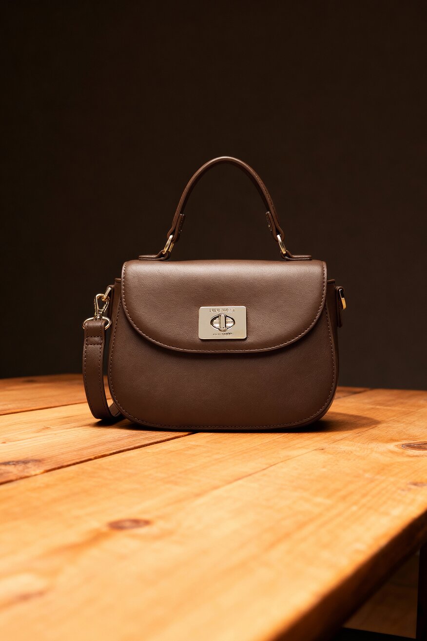 Kabelka NINE WEST HNĚDÁ - 5906751258873