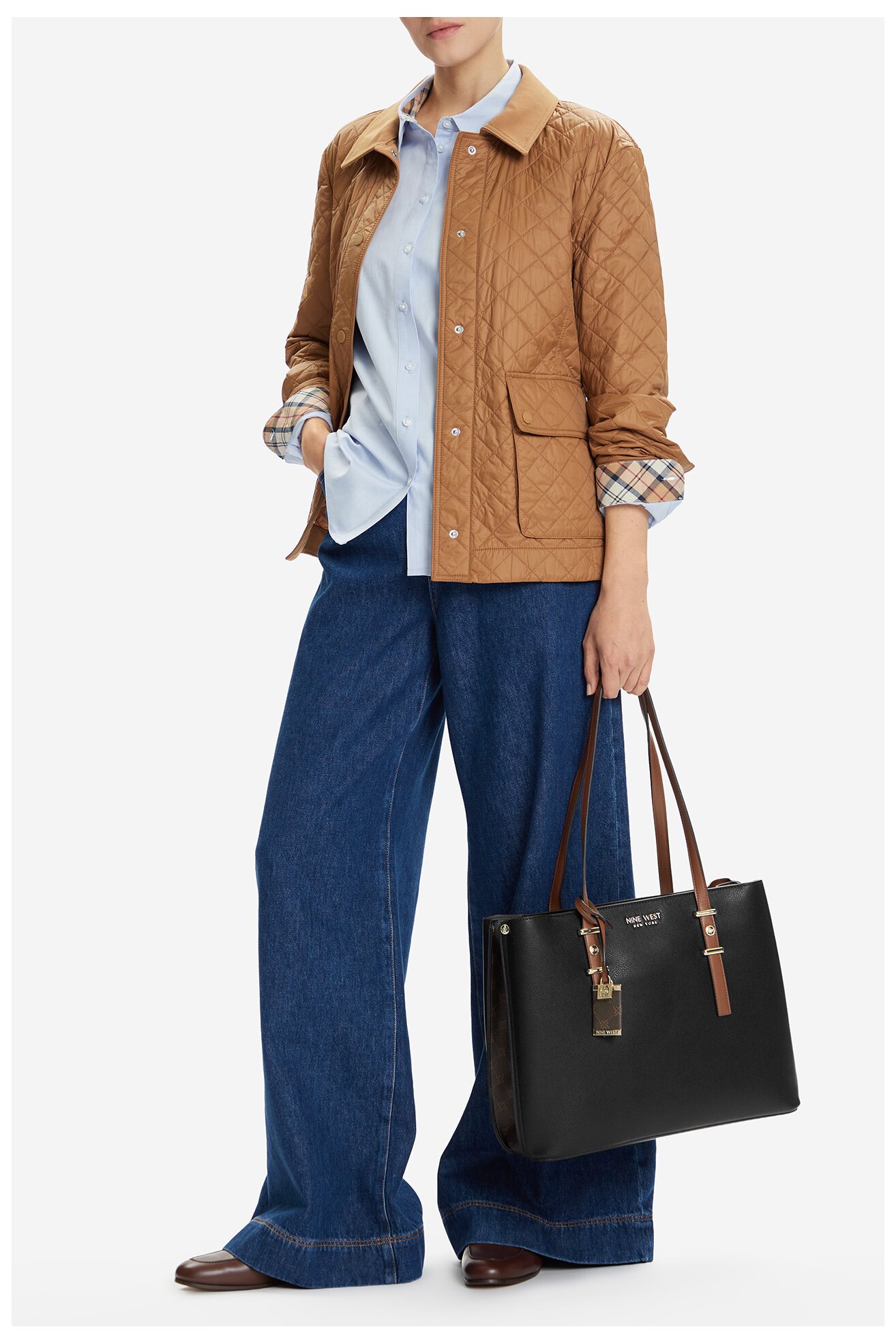 Kézitáska NINE WEST C-MICHIGAN-LDA8265 FEKETE