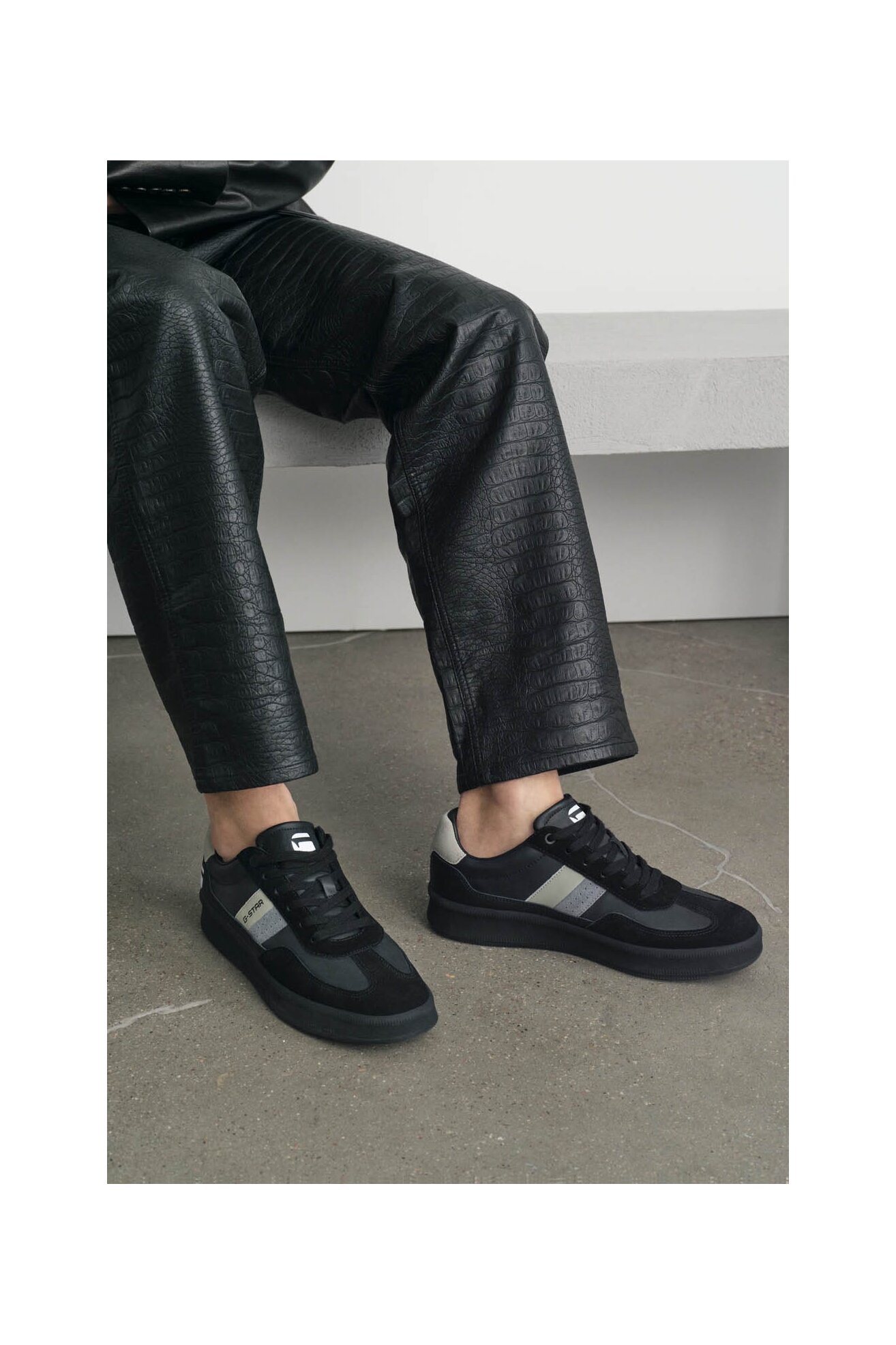 Tornacipő G-STAR RAW CARTER-01-WE FEKETE