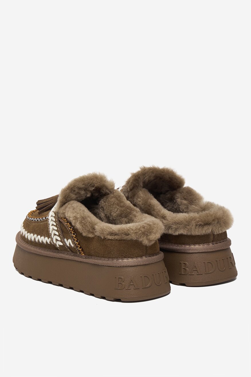 
                        Papuci de casă Badura EO-CRYSTAL-TS6291 MARO DESCHIS - 5906751381083