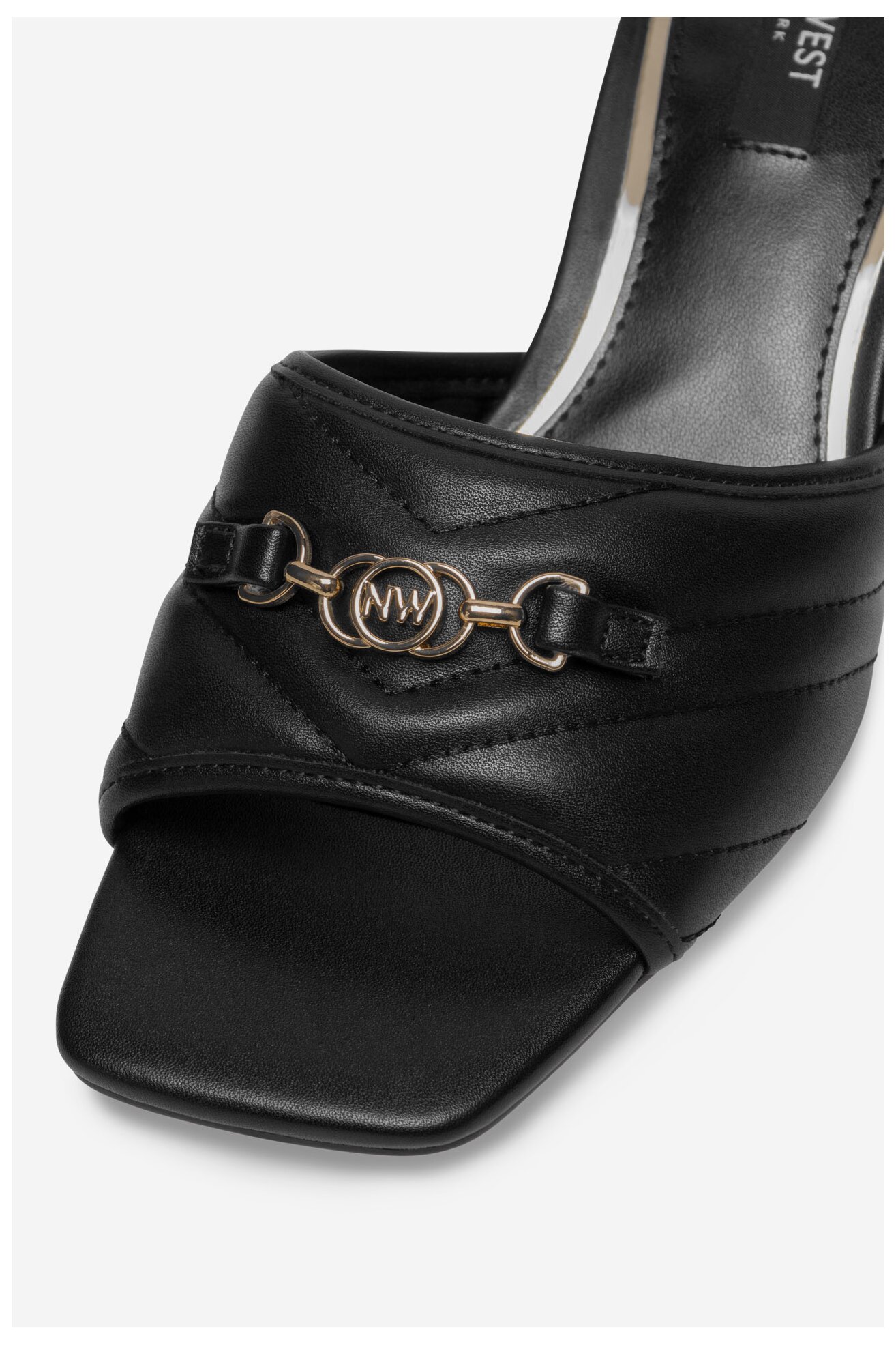 Klapki NINE WEST 123AL0687 Czarny