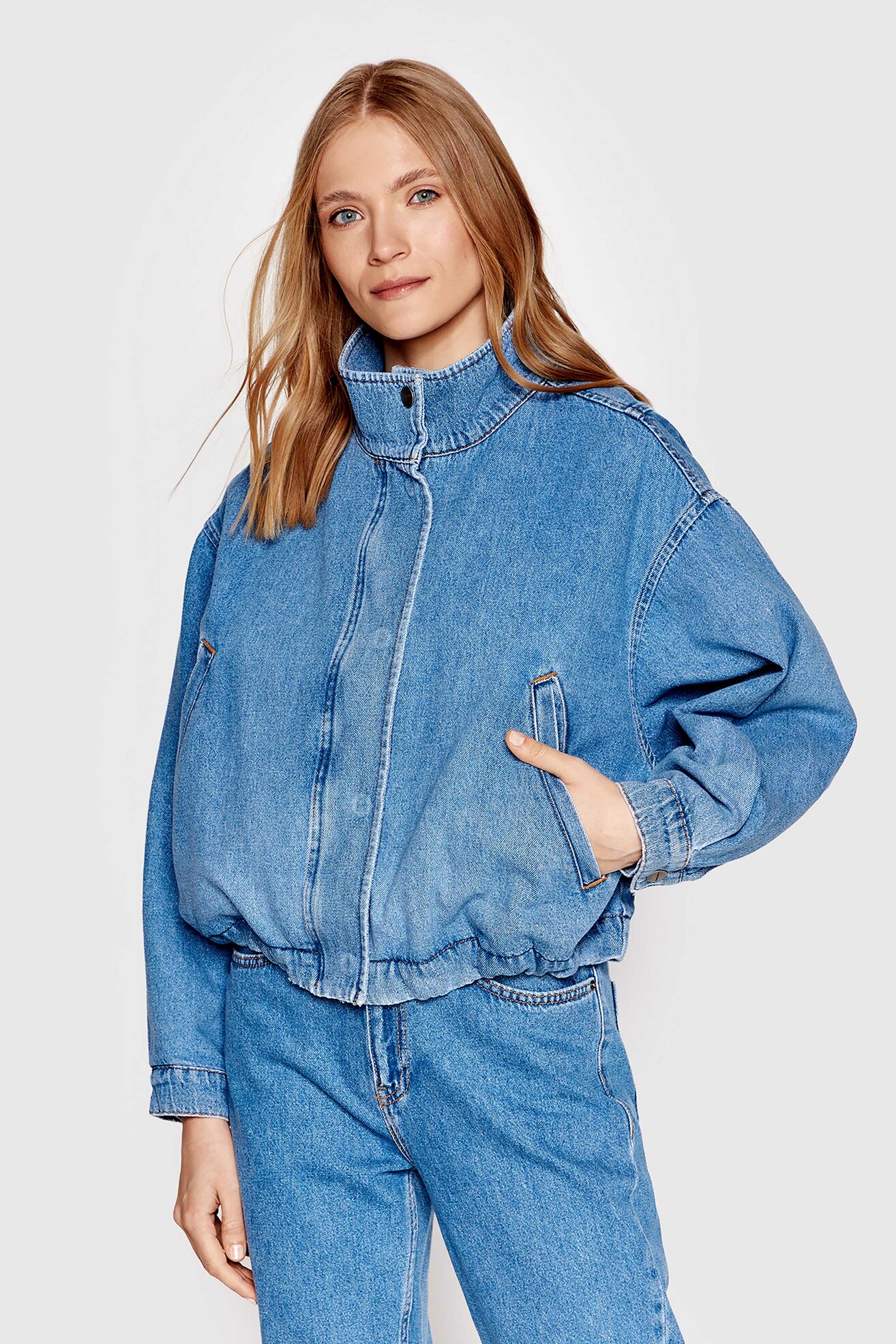 Kurtka Americanos AM22KUD001 Niebieski