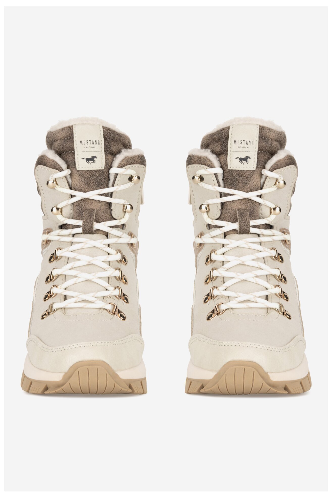 Боти Mustang 1481-605 БЯЛ