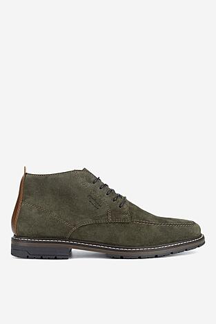 Šněrovací vyšší obuv Rieker 13700-54 KHAKI