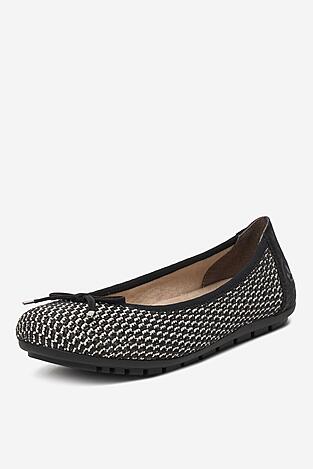 Baleriny Rieker CEO-43850-00 Czarny