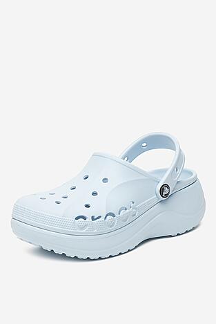 Klapki basenowe Crocs C-BAYA PLATFORM CLOG 208186-4JQ Niebieski
