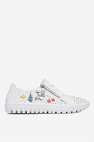 Половинки обувки Rieker CEO-M2310-80 БЯЛ