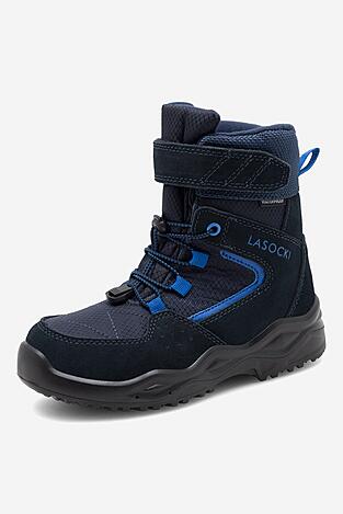 Vysoké šnurovacia topánky Lasocki Young CP91-21916N(IV)CH BLANKYTNE MODRÁ