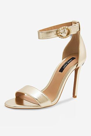 Sandály NINE WEST WFA2646-1 ZLATÁ