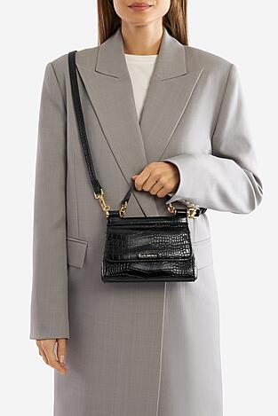 Дамска чанта EVA MINGE ACACJA-CS0377-C ЧЕРЕН