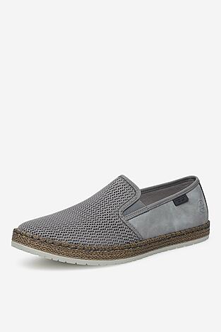 Espadryle Rieker B5265-43 Szary