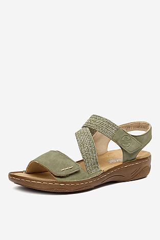 Sandały Rieker CEO-V2862-52 Oliwkowy jasny