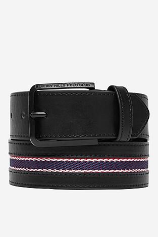 Pasek męski Beverly Hills Polo Club CEO-BHPC-M2-002-SS26 Czarny